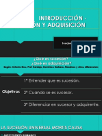 T 1 Introducción Sucesión o Adquisición PDF