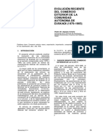 Evolución Reciente Del Comercio Exterior de La Comunidad Autónoma de EUSKADI (1979-1985)