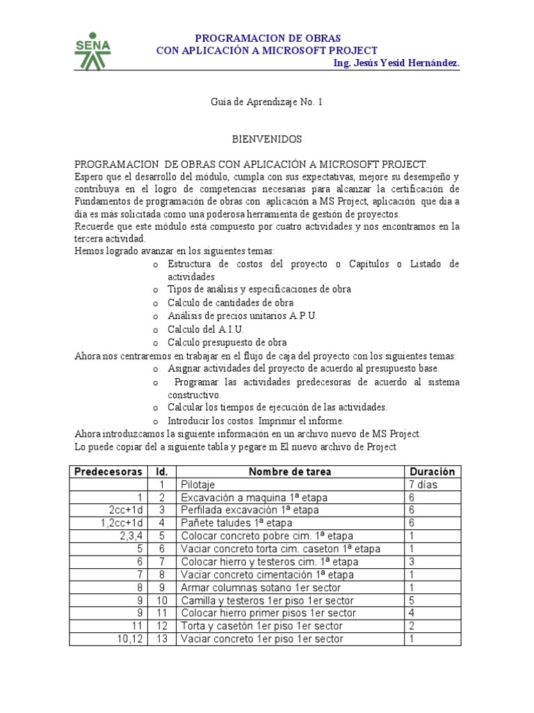 Guía #1 PROJECT | PDF | Informática