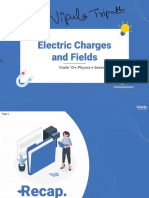 Electric Charges and Fields Notes