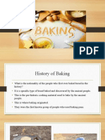 History of Baking