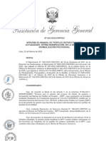 RGG N°043-2022-Onp-Gg-Manual de Perfiles de Puestos Modificado-Mpp PDF