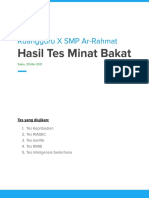 Hasil TMB SMP Ar Rahmat PDF