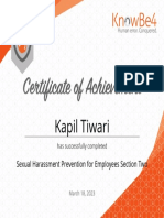 Course Completion Certificate