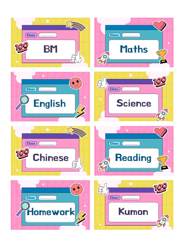 Q-Connect Subject Divider A4 Multi-Punched 10-Part