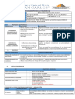 Sesión de Aprendizaje Semana 1 2do Grado