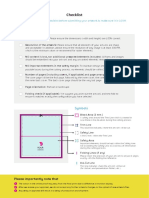 Printing Checklist