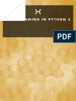 Programming in Python3 PDF