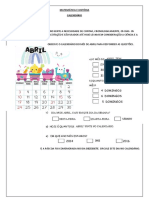 Matemática e História. Avaliação