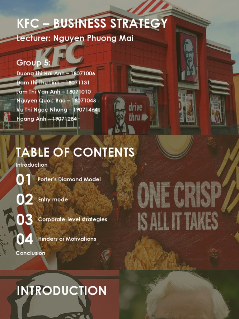 KFC Vietnam: Business Strategy Overview | PDF | Fast Food | Vietnam