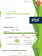 Definisi-Domain Dan Jenis Fungsi