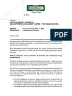 Circular No. 1 Enero 2023