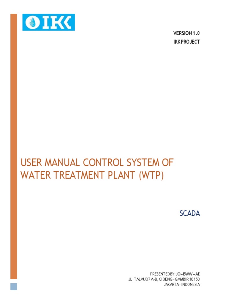 User Manual Scada | PDF | Pump | Water