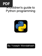 A Childrens Guide To Python Programming