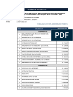 Presupuesto mejoramiento servicios turísticos Carcel Piedra