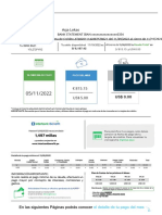 Estado de cuenta bancaria IBAN 8621