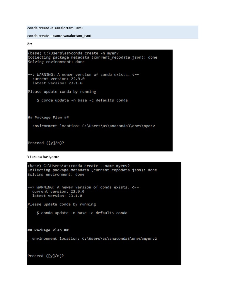 Anaconda Env | PDF