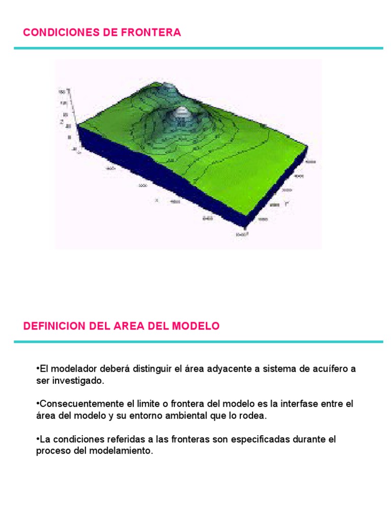 Condiciones de Frontera | PDF | Agua subterránea | Agua