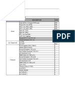 Logsheet Mass Balance Kosong