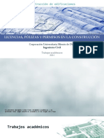 Licencias permisos construcción