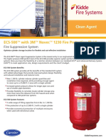 ECS 500 Novec 1230 Clean Agent Fire Suppression System - SS K 114