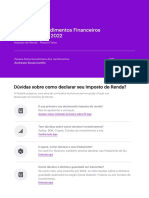 Informe de Rendimentos 2022 PDF