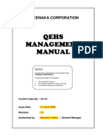 2020 QEHS Management Manual & Procedure R3.1 (Master Copy) - Current PDF