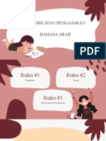 Pendekatan Pembelajaran B.Arab