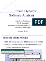 4-On-Demand Dynamic Software Analysis