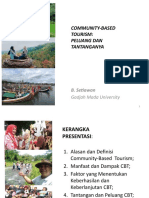 Community - Based Tourism - B Setiawan