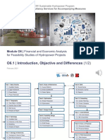 PLN/KfW Sustainable Hydropower Program Consultancy Services for Accompanying Measures Module O6 | Financial and Economic Analysis for Feasibility Studies of Hydropower Projects