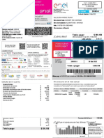 Boleta electrónica Enel Distribución Chile S.A. con detalle de consumo eléctrico