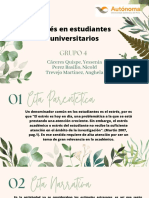 Presentación Proyecto Clase Naturaleza Hojas Acuarela Orgánica Verde