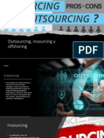 Outsourcing, Insourcing y Offshoring