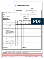 Safe Worker Assessment Criteria