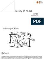 Hierarchy of Roads and PCU