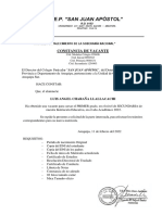 Constancia de Vacante LUIS CHARAÑA