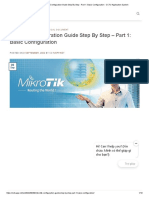 Mikrotik Configuration Guide Step by Step - Part 1 - Basic Configuration - CCTV Application System