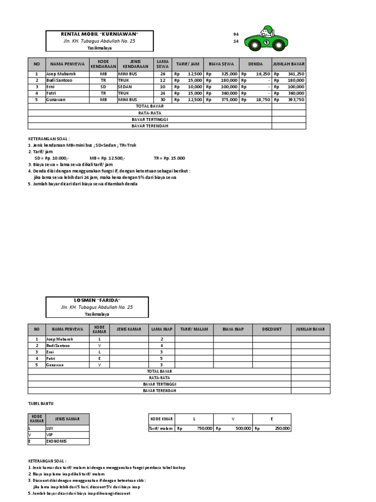 Latihan Soal 1 3 Pdf