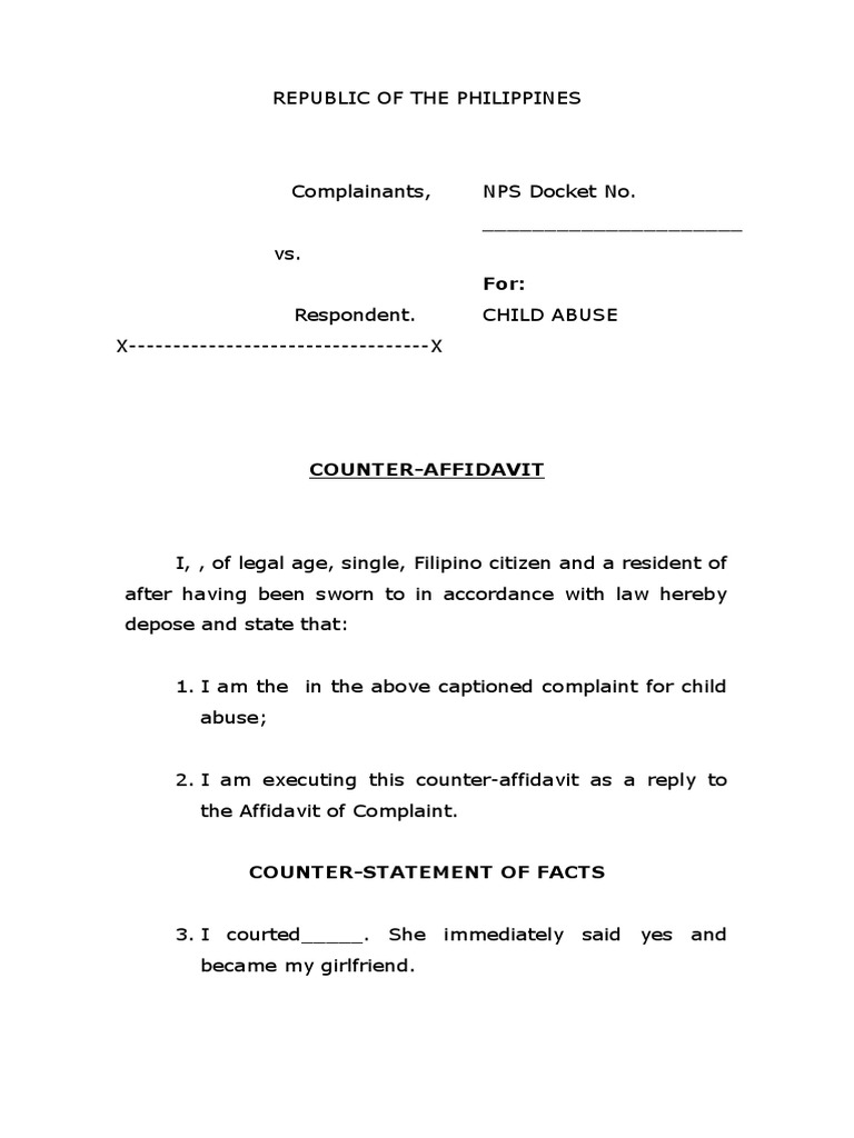 Counter Affidavit PDFAffidavit