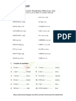 Conversion de Unidades de Medida