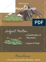 Classification of Mountains, Types of Folds