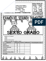 Examen Del Segundo Trimestre