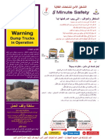 TBT BULLETIN - Safe Operation of Dump Trucks - Arabic