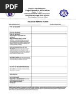 New Incident Report Form | PDF