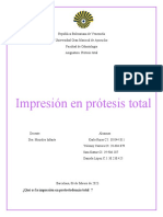 Impresiones en prótesis total