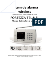 Sistem de Alarma Wireless Fortezza Tel-N3l