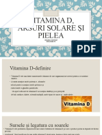Vitamina D, Arsuri Solare Și Pielea