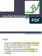 Clase 3. Coaching Nutricional II Parte
