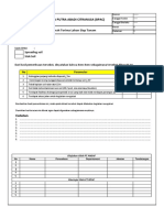 Form Pengecekkan Area Siap Tanam & Stok Soil-BPAC